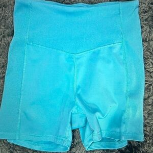 Blue Biker Shorts